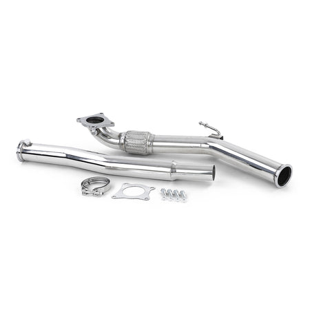 Rennsport Acciaio Inox Downpipe per Audi A3 8P TT 8J VW Golf 5 6 Jetta 1KM