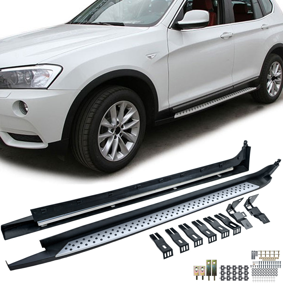 Alluminio Pedane Laterali OE Style Protezione Laterale con ABE per BMW X3 F25