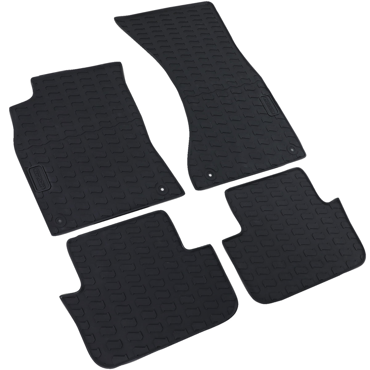 Tappetini in Gomma Neri Premium Set per Audi A4 B8 Berlina Avant 2007-2015