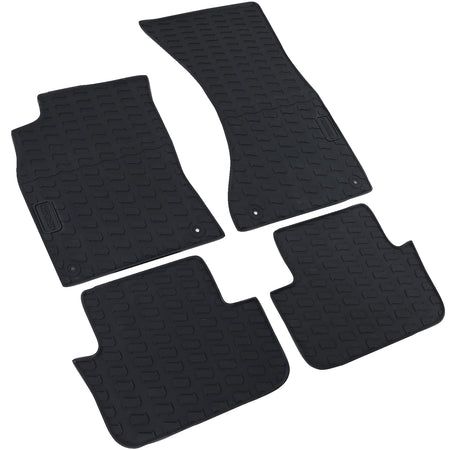 Tappetini in Gomma Neri Premium Set per Audi A4 B8 Berlina Avant 2007-2015