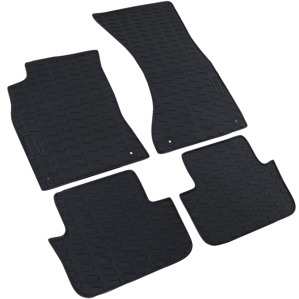 Tappetini in Gomma Neri Premium Set per Audi A4 B8 Berlina Avant 2007-2015