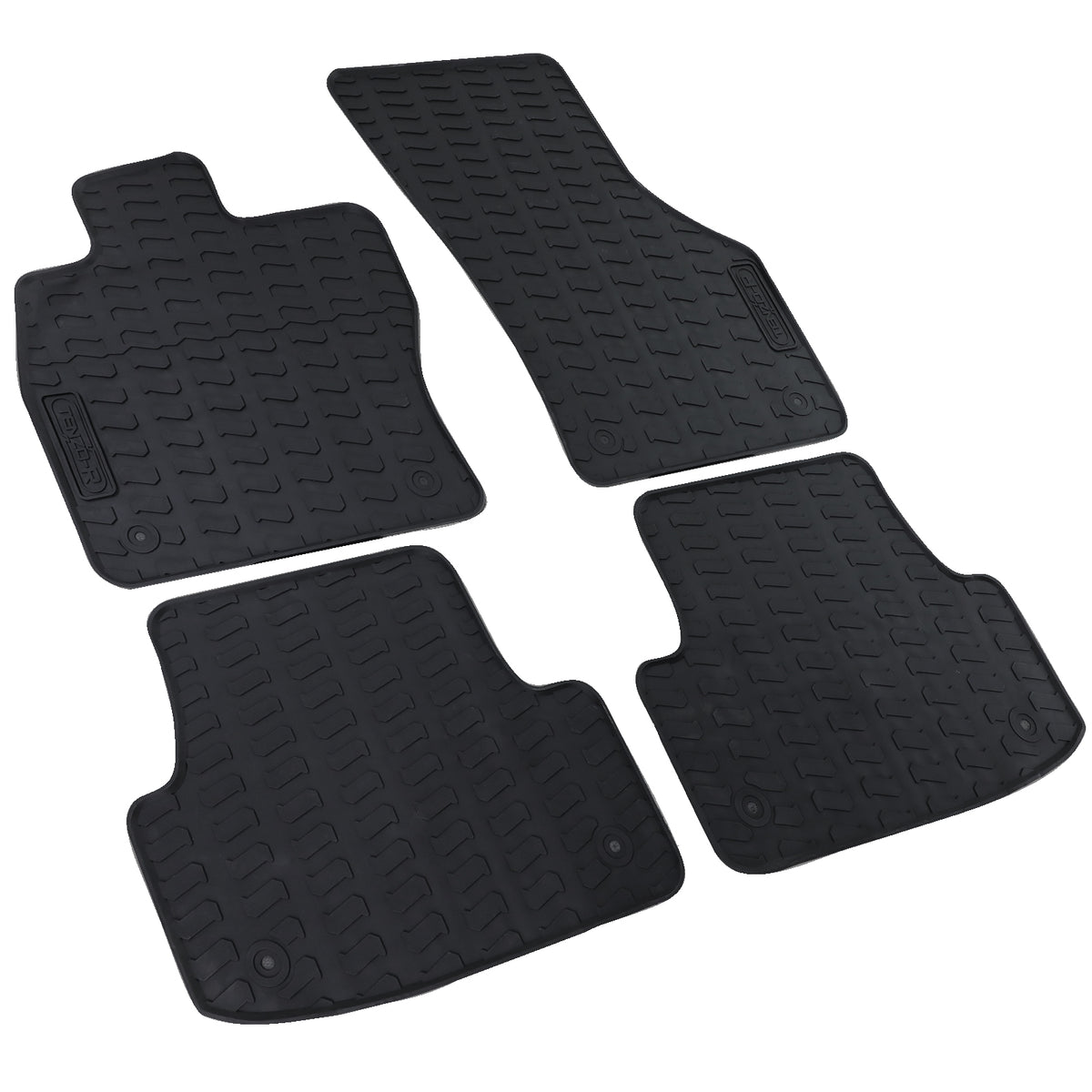 Set Tappetini in Gomma Neri Premium per Audi A3 8V 2012-2019