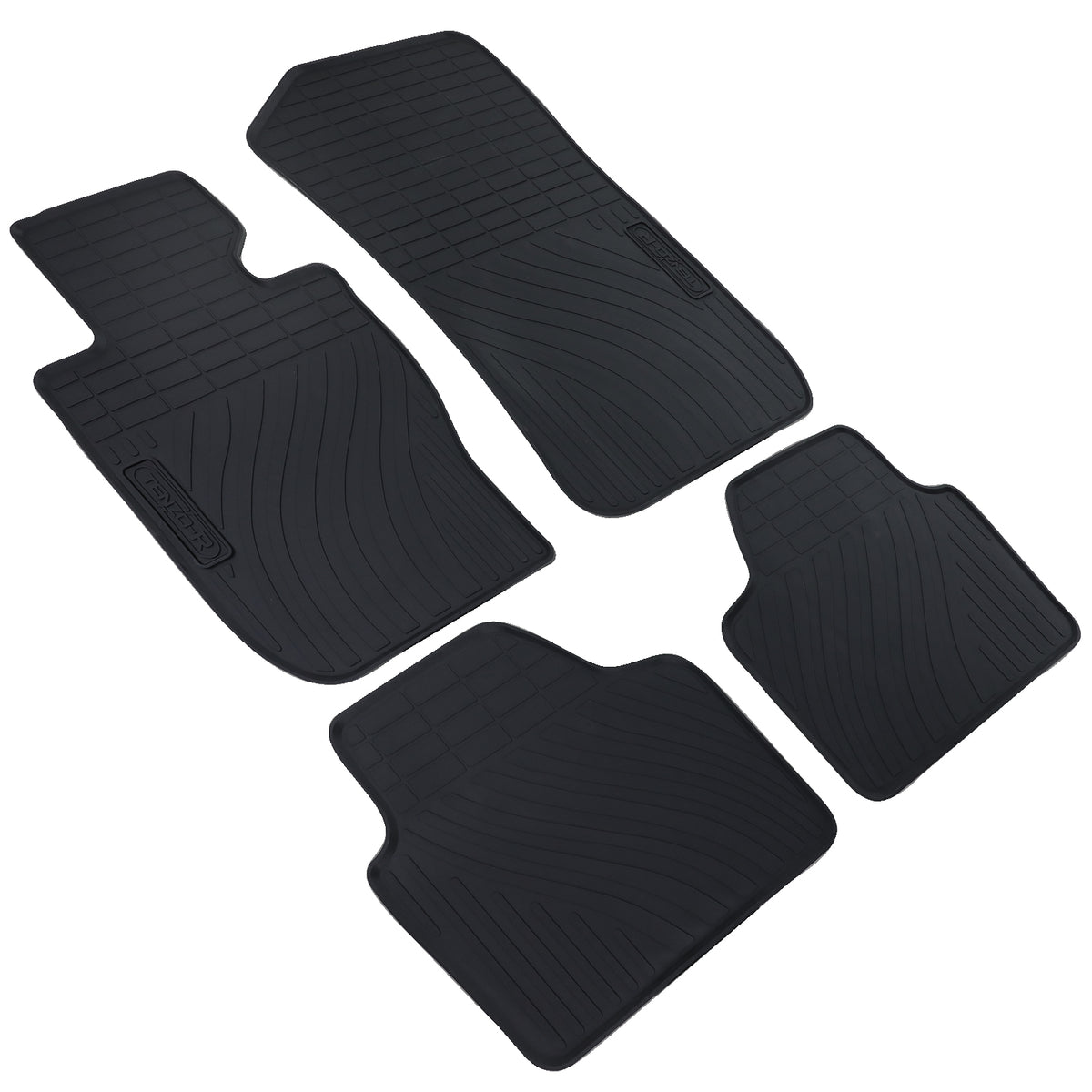 Set Tappetini in Gomma Neri Premium per BMW X1 E84 09-15