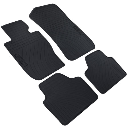 Set Tappetini in Gomma Neri Premium per BMW X1 E84 09-15