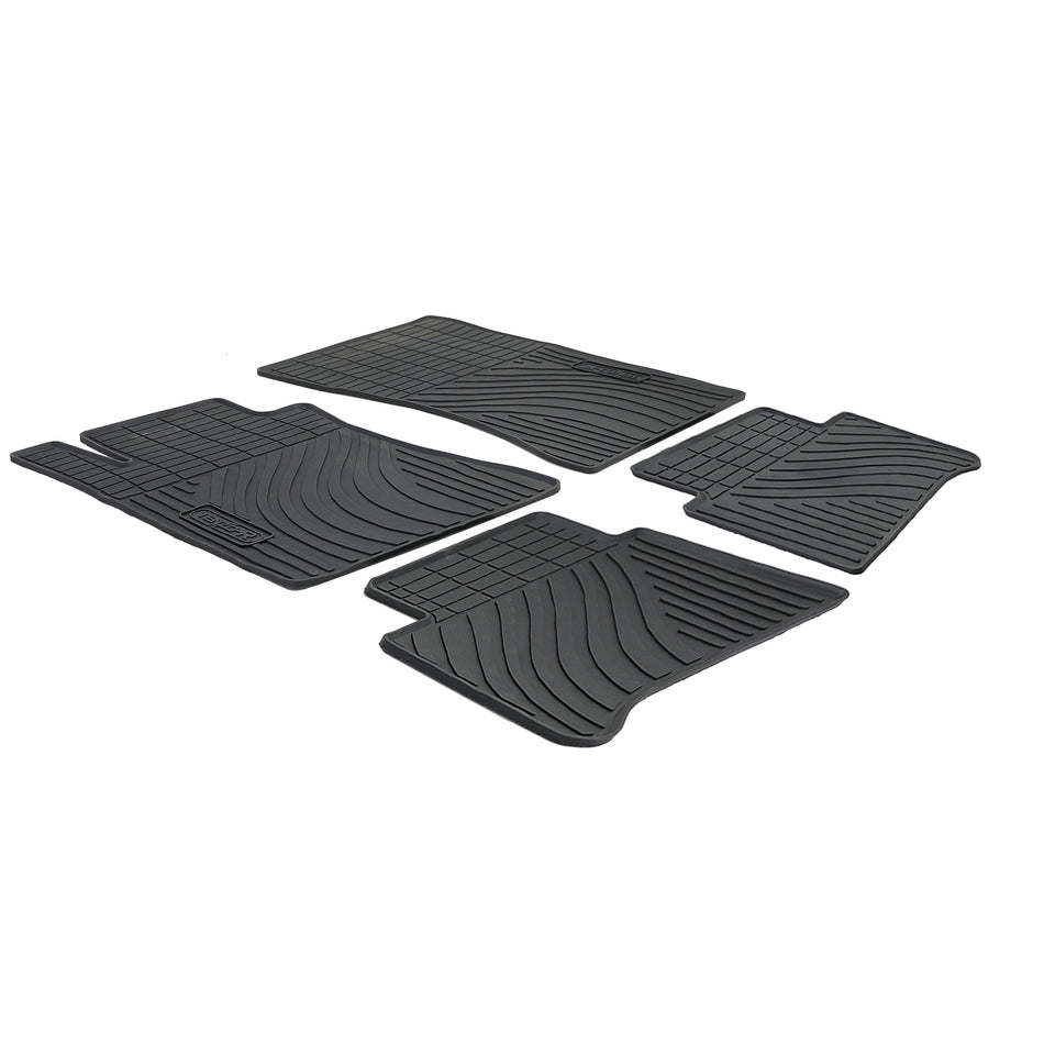 Tappetini Gomma Neri Premium Set per Mercedes Classe E W211 S211 02-09