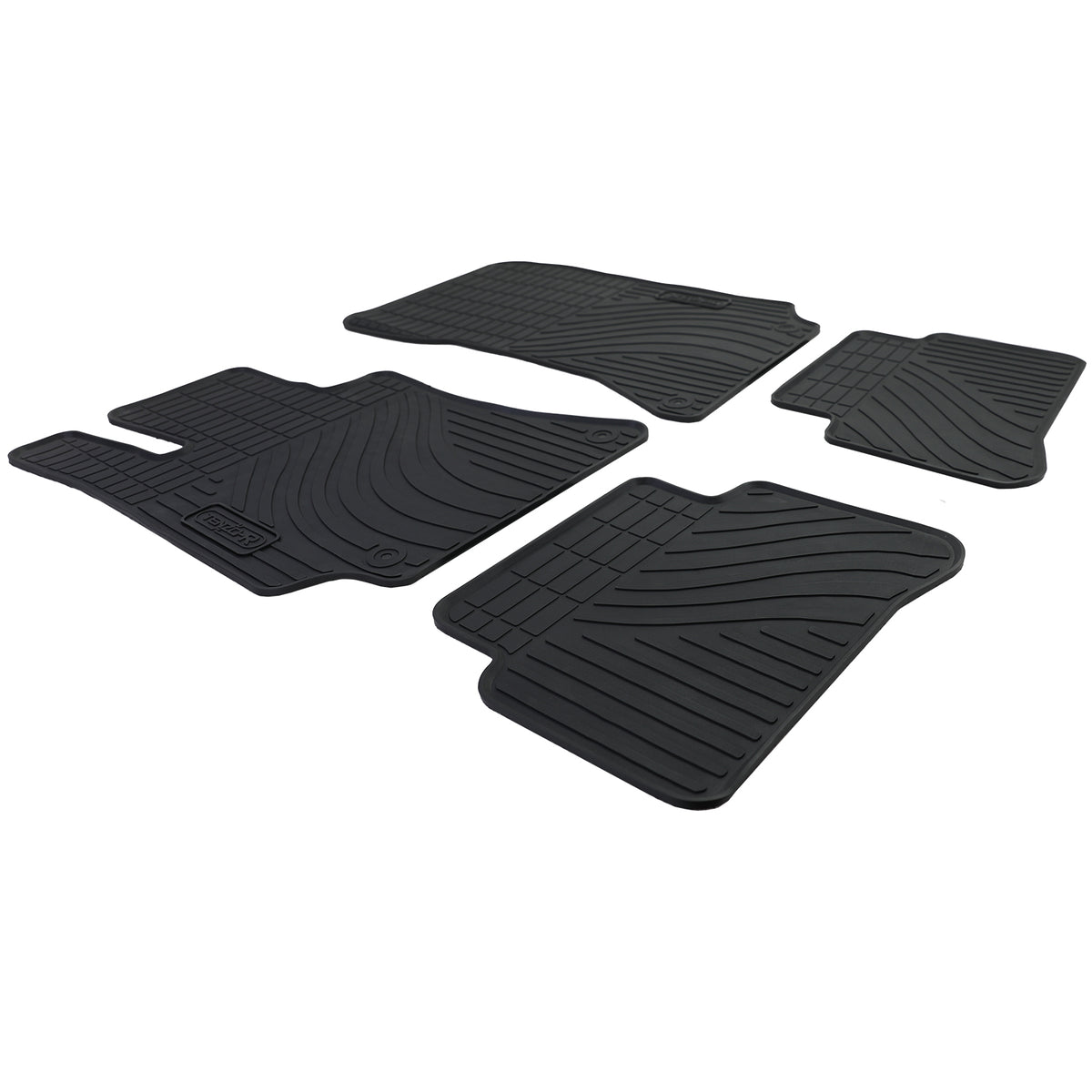 Tappetini in Gomma Neri Premium per Mercedes Classe E W212 S212 09-16