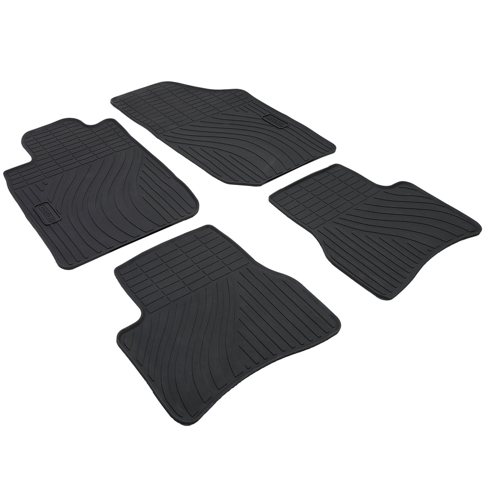 Set Tappetini in Gomma Neri Premium per Peugeot 206 1998-2009