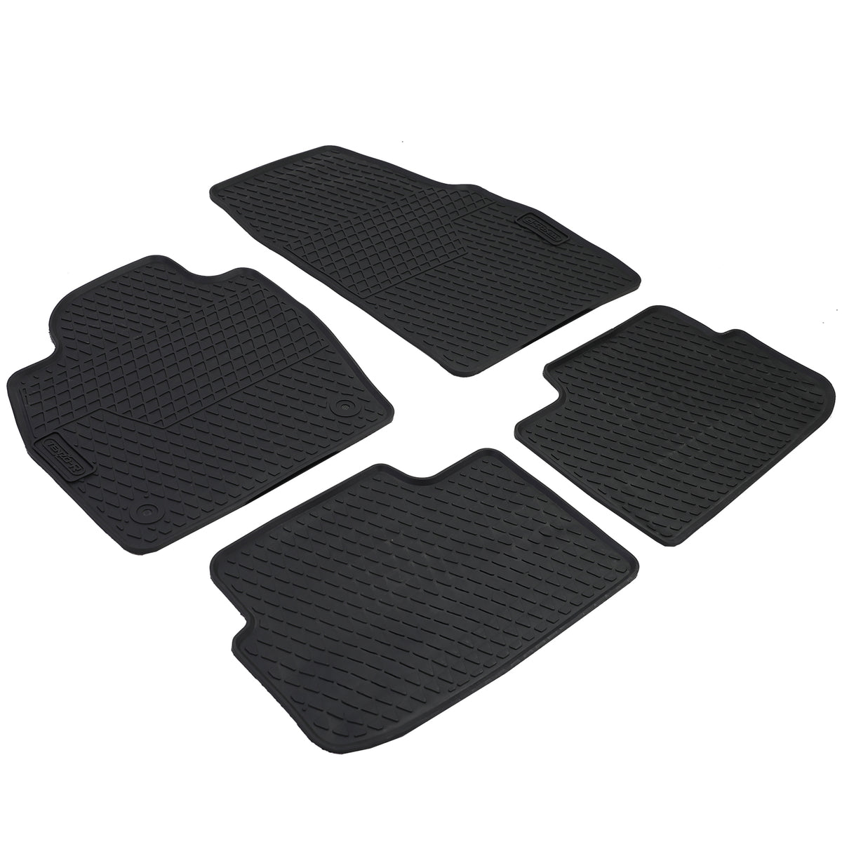 Tappetini Gomma Premium Neri per Volkswagen Polo 6 Tipo AW 2017-2021