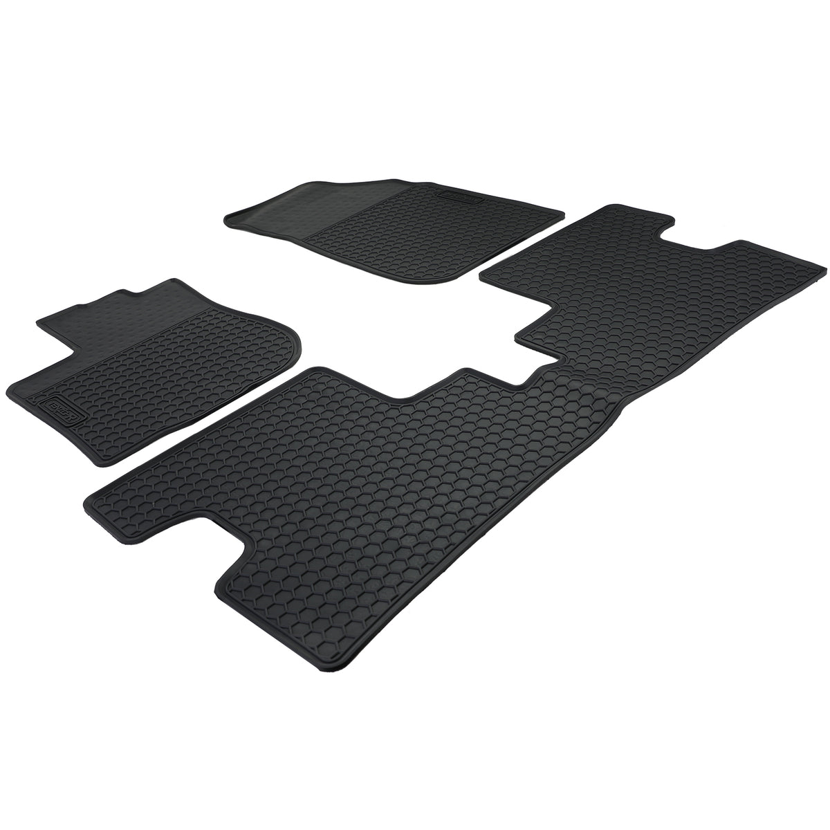 Set Tappetini in Gomma Neri Premium per Dacia Duster I 10-18