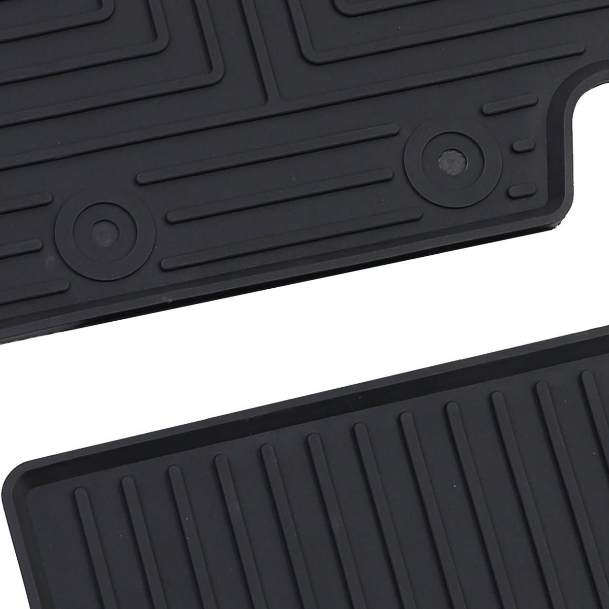 Tappetini Gomma Neri Premium Set per Kia Rio UB 2011-2016, Antiscivolo