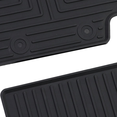 Tappetini Gomma Neri Premium Set per Kia Rio UB 2011-2016, Antiscivolo