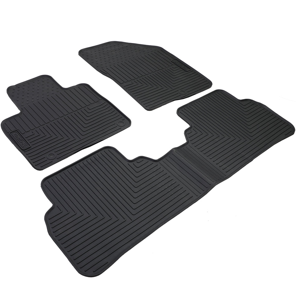 Tappetini Gomma Neri Premium Set per Kia Sorento 3 (2015-2020)
