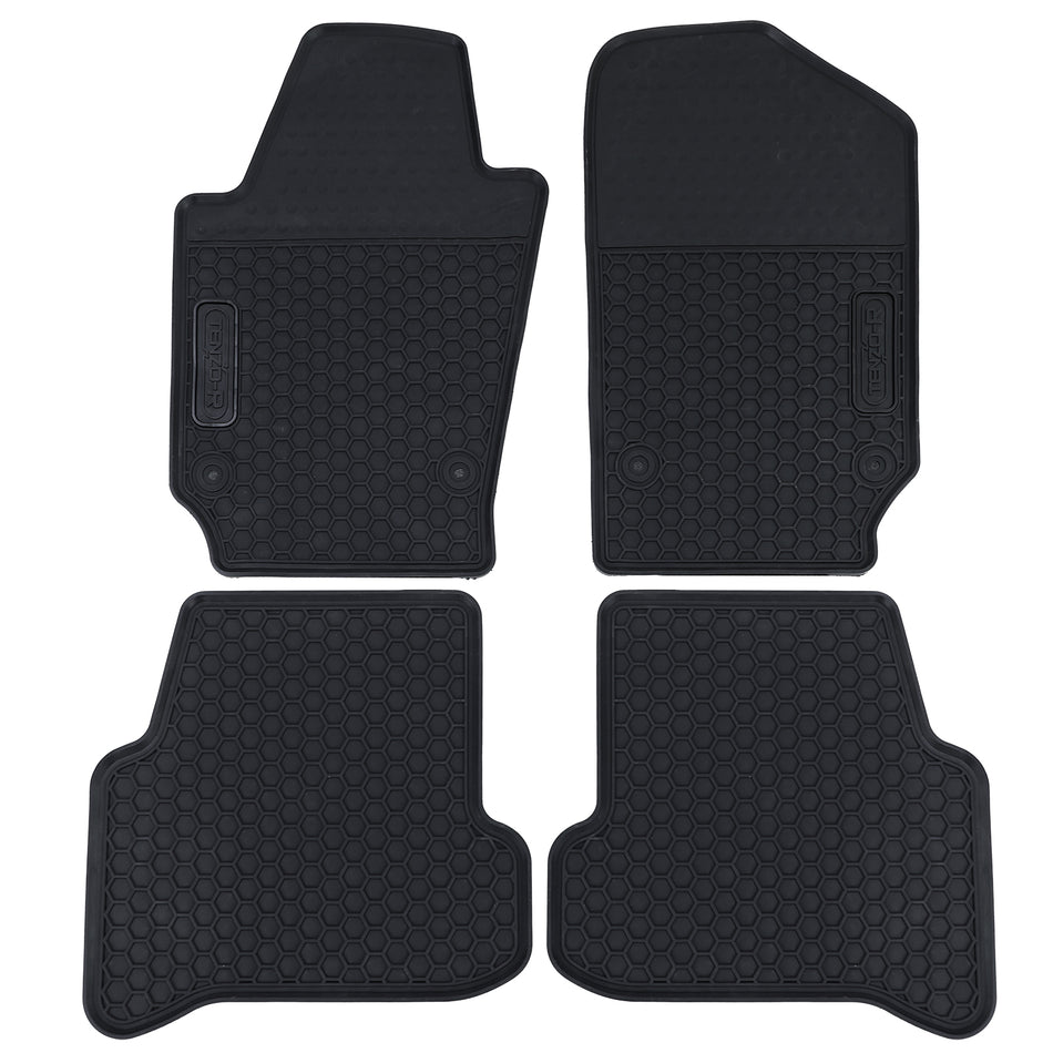 Set Tappetini in Gomma Neri Premium per Skoda Fabia 3 NJ Dal 14