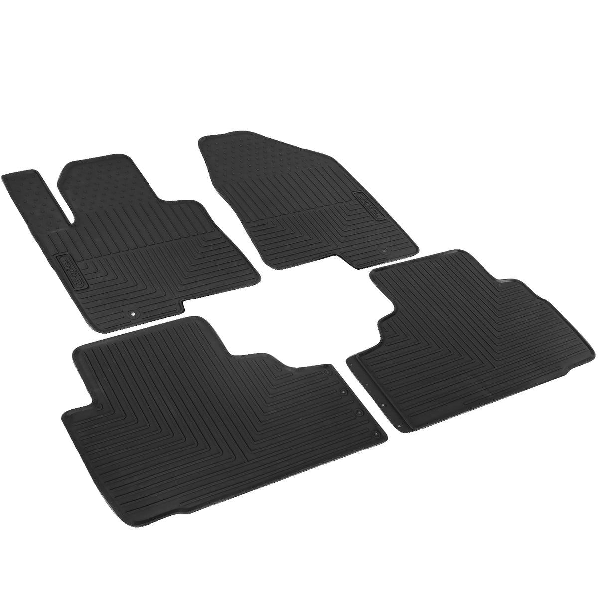 Set Tappetini in Gomma Neri Premium per Hyundai Ix35 2009-2015