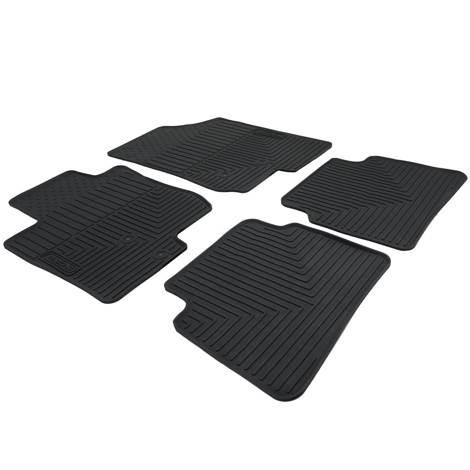 Tappetini in Gomma Nera Premium Set 4 Pezzi per Hyundai I30 GD 2011-2016