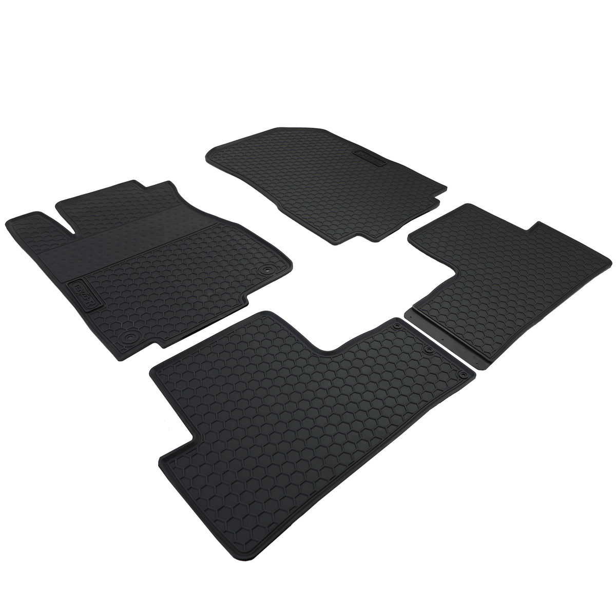 Tappetini Gomma Neri Premium Set per Honda CR-V 4 (2012-2018)