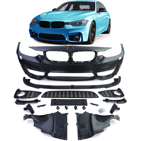 Spoiler Anteriore con Lip per BMW Serie 3 F30 F31 2011-2019
