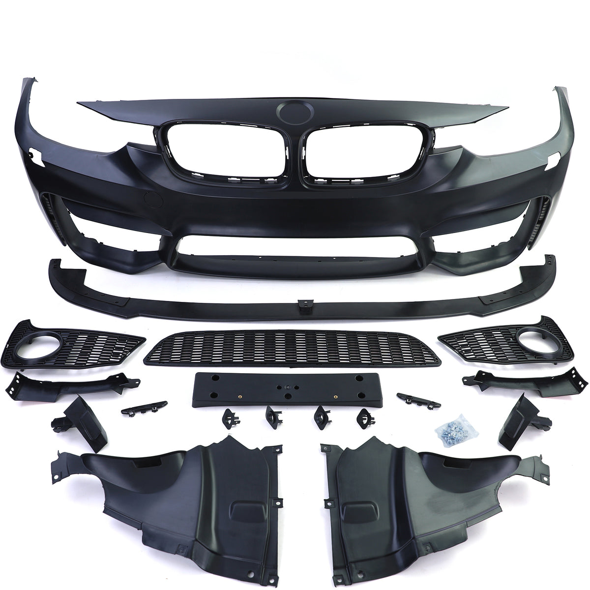 Spoiler Anteriore con Lip per BMW Serie 3 F30 F31 2011-2019