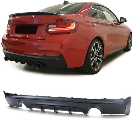 Diffusore Posteriore Performance Nero Opaco per BMW Serie 2 F22 F23 228i M235I