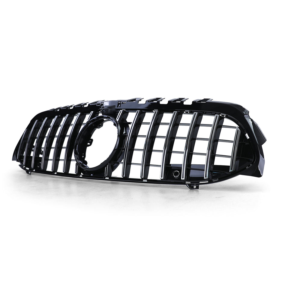 Griglia Sportiva Nera Lucida con Cromature per Mercedes Classe A W177 V177 18-24