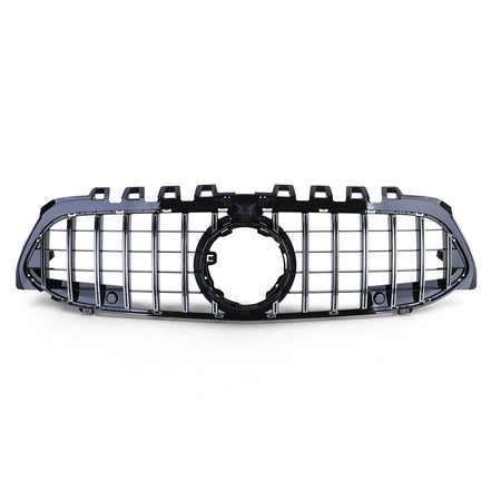 Griglia Sportiva Nera Lucida con Cromature per Mercedes Classe A W177 V177 18-24