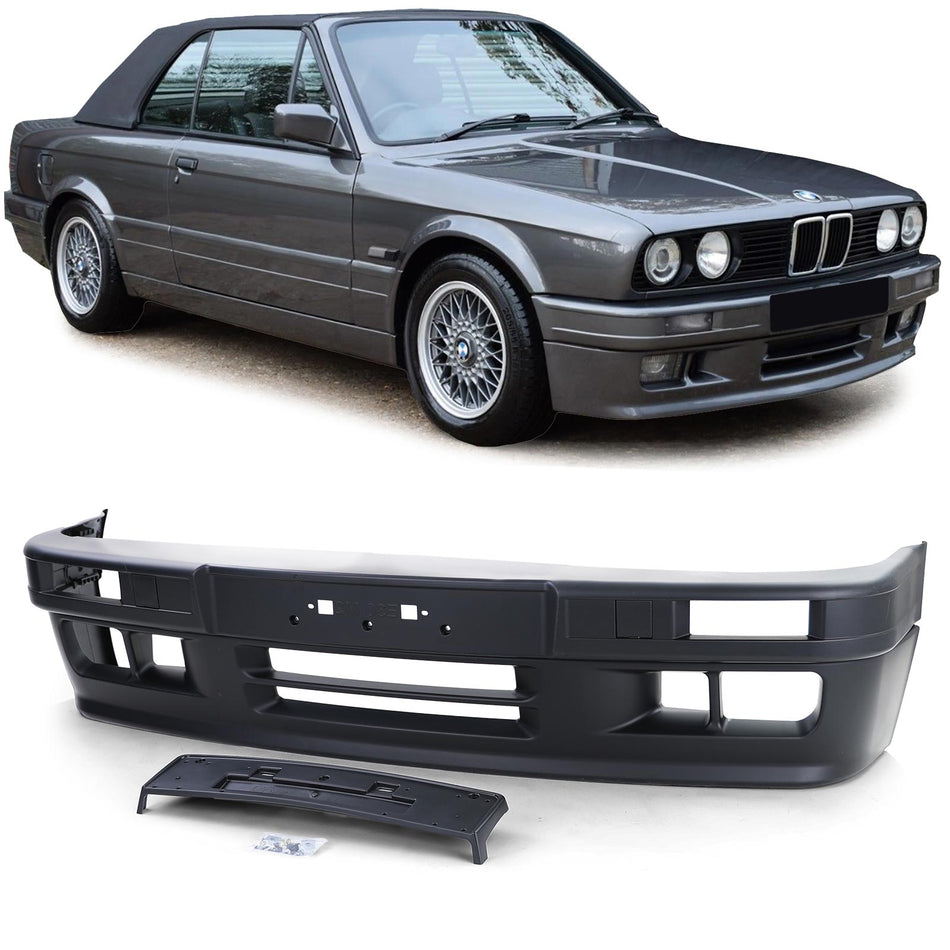 Paraurti Anteriore Sport Look Tipo 2 per BMW Serie 3 E30 1985-1994, ABS