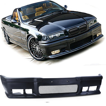 Paraurti Anteriore Sportivo con Spoilerlippe e ABE per BMW Serie 3 E36 90-99