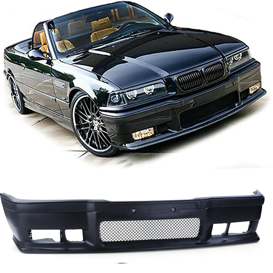 Paraurti Anteriore Sportivo con Spoilerlippe e ABE per BMW Serie 3 E36 90-99