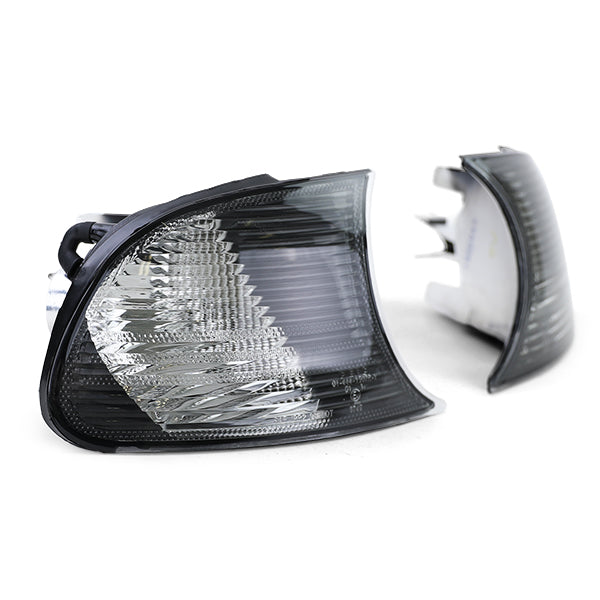 Frecce Nere Fumé con Ottica Cristallo per BMW Serie 3 E46 Coupé Cabrio 99-01