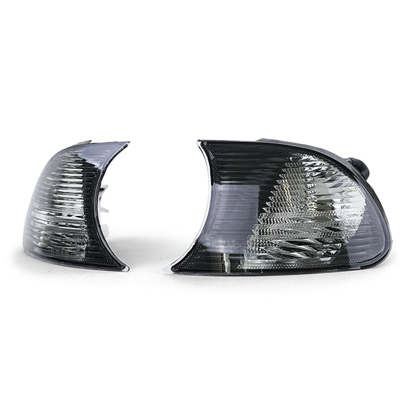Frecce Nere Fumé con Ottica Cristallo per BMW Serie 3 E46 Coupé Cabrio 99-01