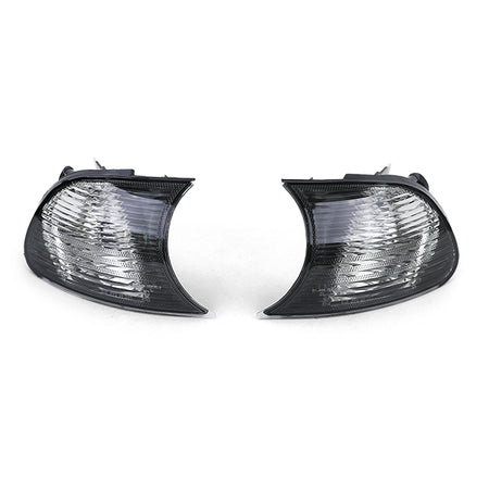 Frecce Nere Fumé con Ottica Cristallo per BMW Serie 3 E46 Coupé Cabrio 99-01