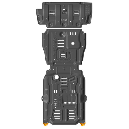Paramotore Unterboden Schutzplatten Set per Mercedes Classe G W463 Dal 2018