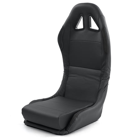 Sedile Sportivo Reclinabile in Ecopelle Nera Tenzo-R Universale