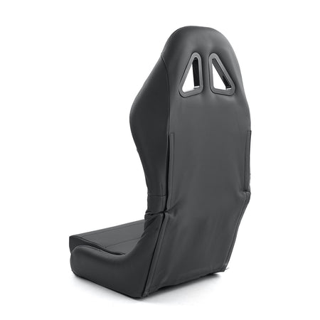 Sedile Sportivo Reclinabile in Ecopelle Nera Tenzo-R Universale