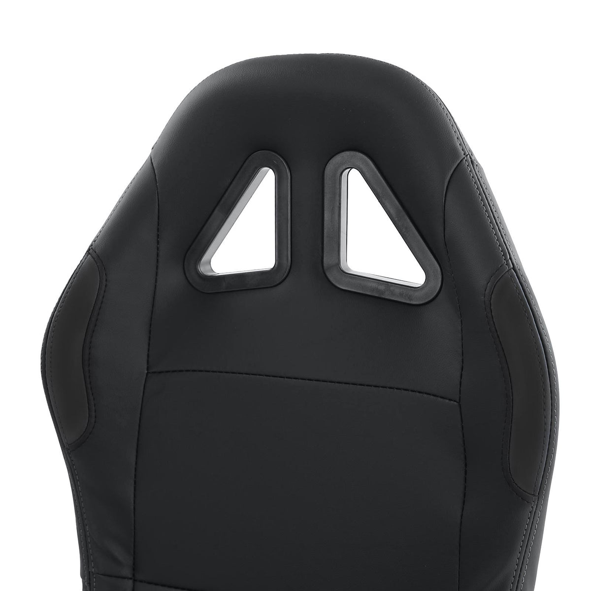 Sedile Sportivo Reclinabile in Ecopelle Nera Tenzo-R Universale