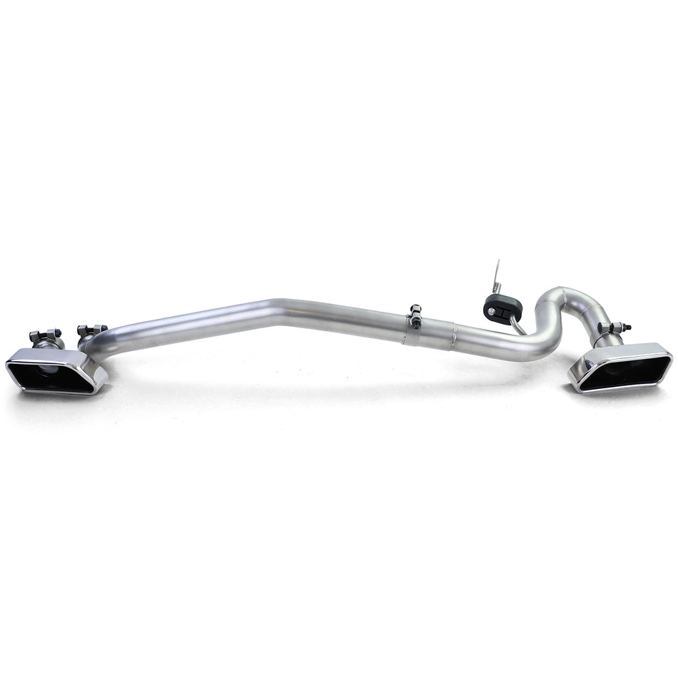 Terminali Scarico Duplex 550 Look in Acciaio per BMW F10 F11 520 523 525 528 530