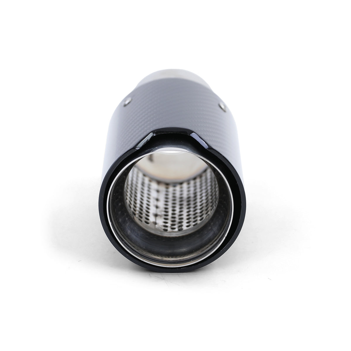 90mm Terminale di Scarico in Carbonio con Assorbitore Universale