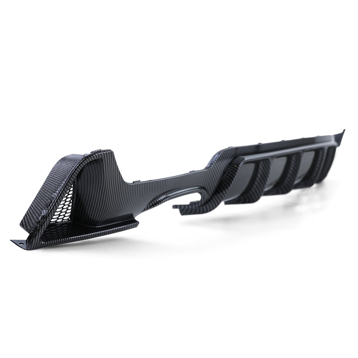 Diffusore Posteriore Effetto Carbonio con Doppio Scarico per BMW Serie 4 F32