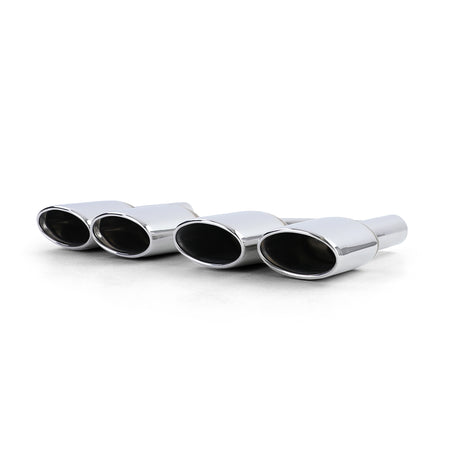 Terminali Scarico Duplex in Acciaio Inox per Mercedes W204 W211 W164 W166 W221