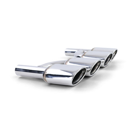 Terminali Scarico Duplex in Acciaio Inox per Mercedes W204 W211 W164 W166 W221