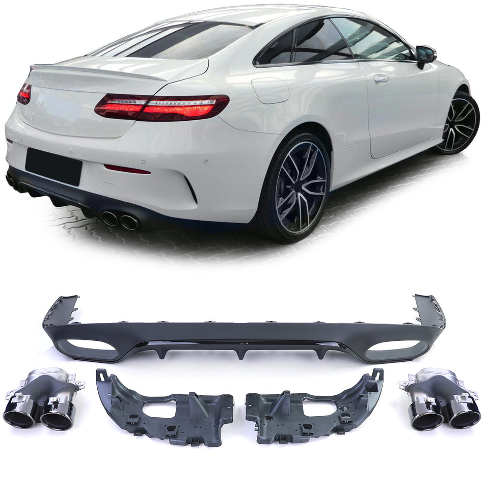 Diffusore Posteriore per Mercedes E Coupe C238 AMG Line 2017-2023