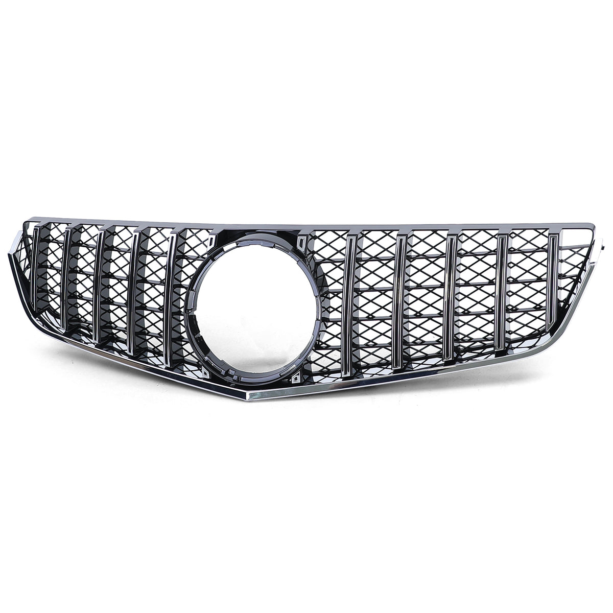 Griglia Sportiva Nera Cromo per Mercedes E Coupe C207 Cabrio A207 2009-2013