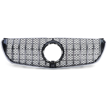 Griglia Sportiva Nera Lucida con Cromature per Mercedes Classe V W447 2014-2019