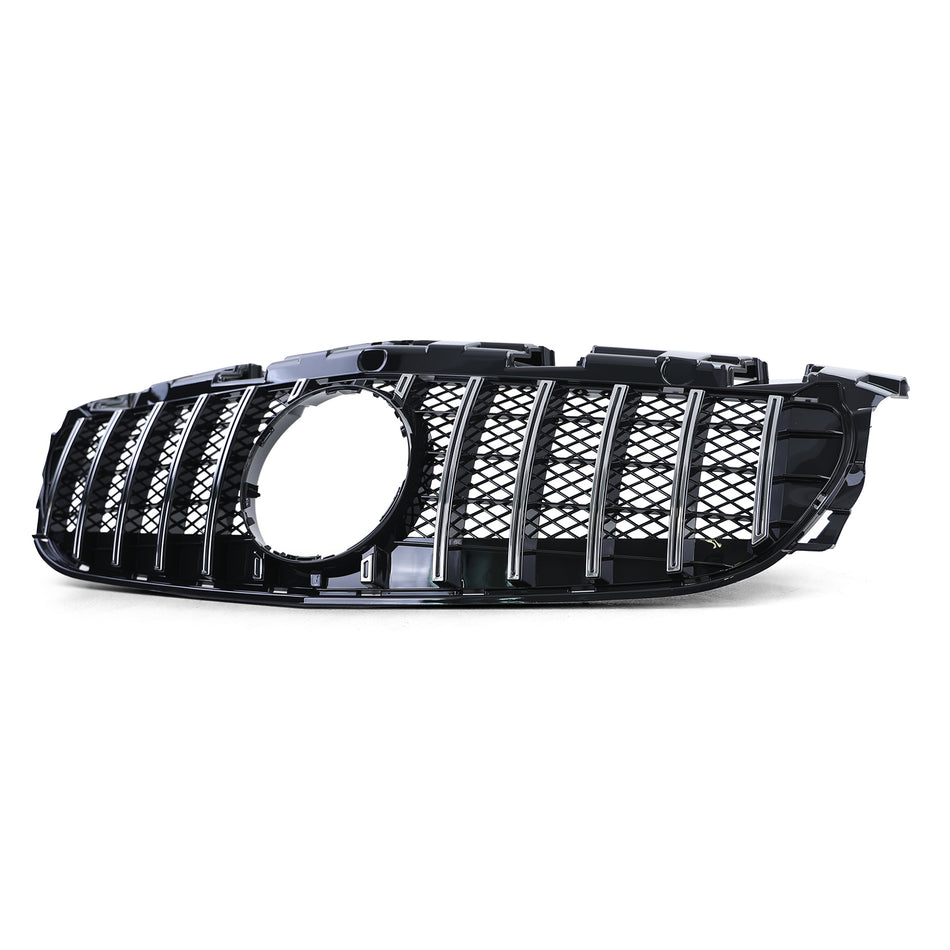Griglia Sportiva Nera Lucida con Cromature per Mercedes SLC R172 2016-2021