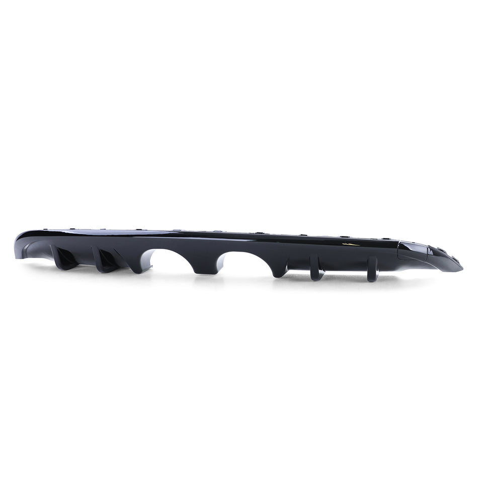 Diffusore Posteriore per Volkswagen Golf 6 1K 2008-2013 Nero Lucido