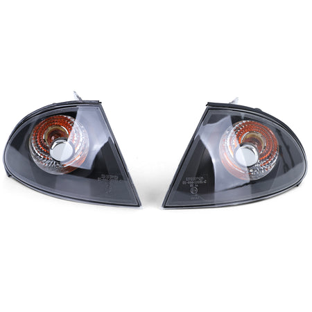 Frecce Vetro Trasparente Nere Fumé per BMW Serie 3 E46 1998-2001