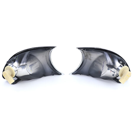 Frecce Vetro Trasparente Set Nero Fumè per BMW Serie 3 E46 Coupé Cabrio
