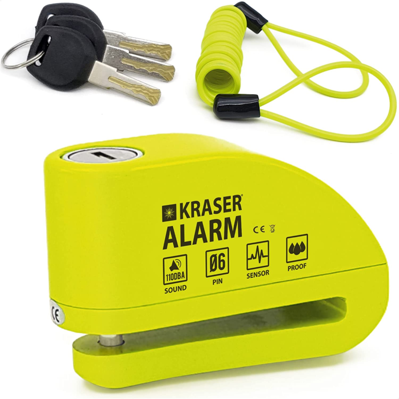 Lucchetto Antifurto Moto Blocca disco Moto con Allarme Sonoro 110dB per Moto – vista 2