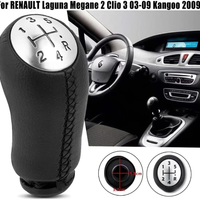 Pomello Cambio 5 Marce per Renault Clio 3 4 Megane Laguna Dacia Duster Sandero
