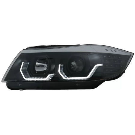 Fari LED Angel Eyes 3D Anteriore Sinistro per BMW Serie 3 E90 E91 2005-2008 LHD